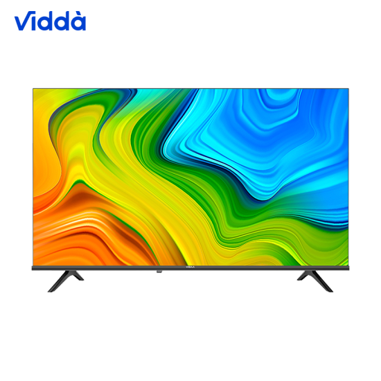 Vidda 【43V1F-R】43英寸全高清画质|智能语音|智能投屏|金属全面屏|莱茵护眼认证|JUUI海量资源电视