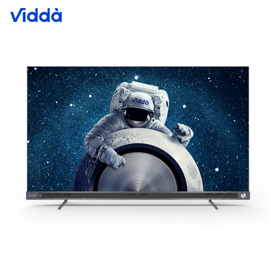 海信 Vidda【65V5G】65英寸/音乐电视2代/量子点/4K超薄3+64G/JBL音响全面屏电视 
