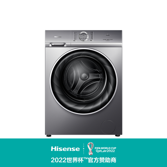海信【HD100DF14DT】10公斤/洗烘一体/直驱变频/蒸汽除菌/贝式微蒸烘干/全筒自清洁洗衣机