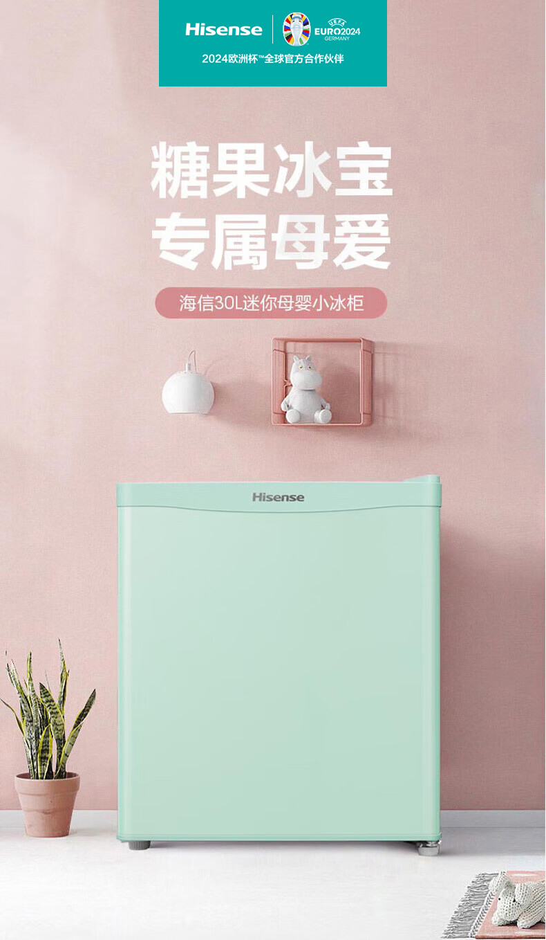 【海信BD-30VD】海信（Hisense）30升立式冰柜小型家用迷你冷柜-母婴母乳冷冻柜-一级能效单门小冰箱BD-30VD以旧换.jpg