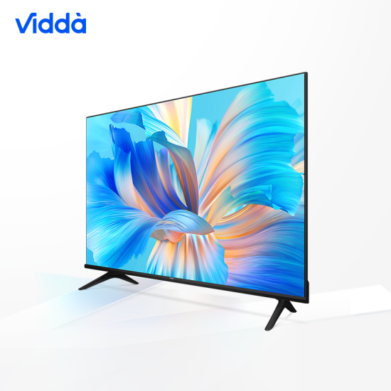 Vidda【32V1F-R】32英寸/AI护眼/金属全面屏/智能语音/1+8GB/智慧屏教育智能液晶电视R32